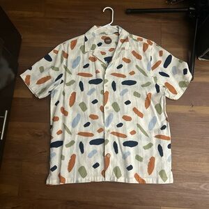 Vibrant Patterned Casual Shirt for Men